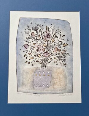 Floral etching (Sold)