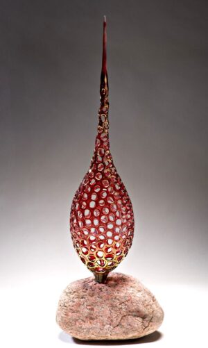 Soul Cage Sculpture Red