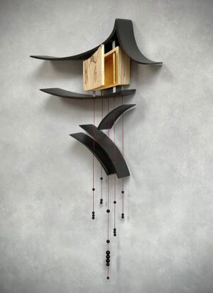 Sumi Shrine II Wall Sculpture (Sold)